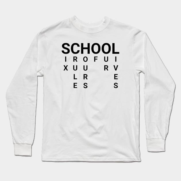 school Long Sleeve T-Shirt by MESUSI STORE